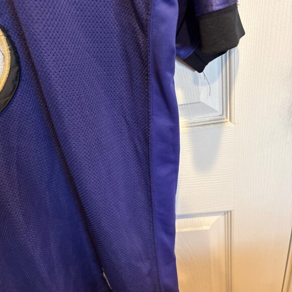 Baltimore Ravens Joe Flacco #5 Authentic NFL Jersey Mens Size 54 Reebok Purple - Picture 7 of 9